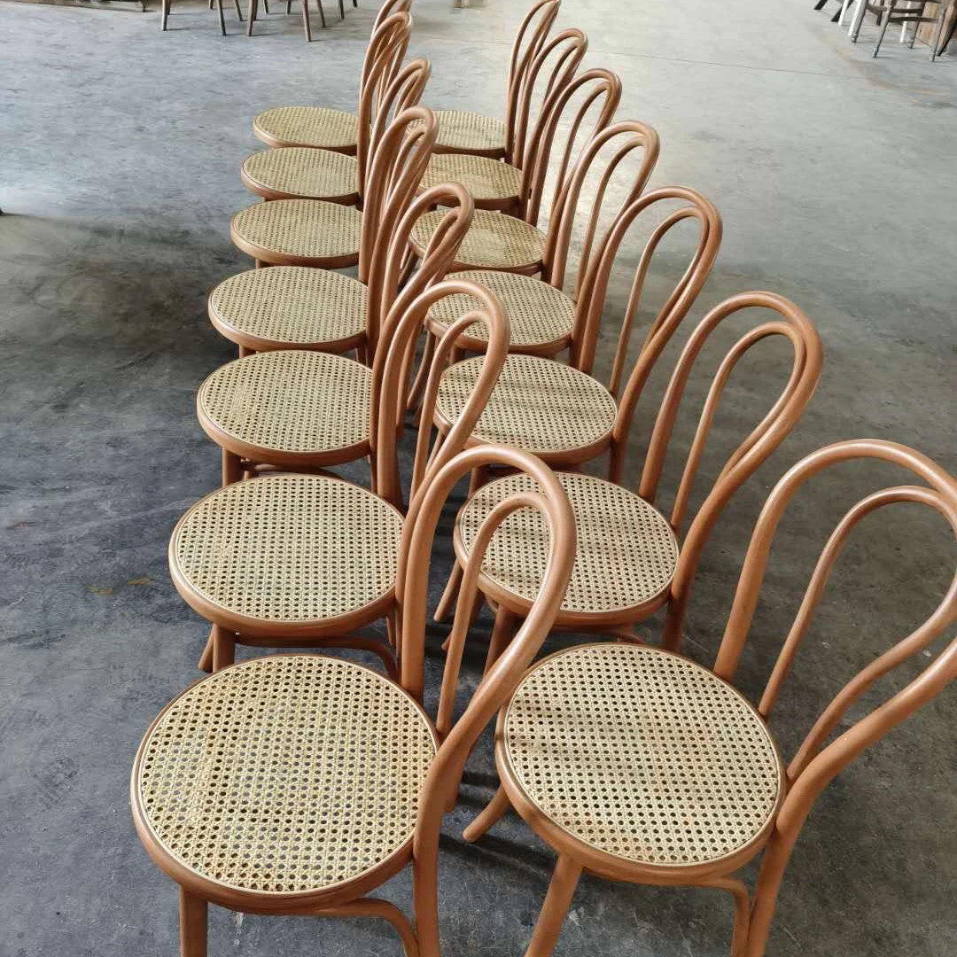 Оптовая продажа, стулья из натурального ротанга, обеденные стулья из Bentwood для отелей и кофейней