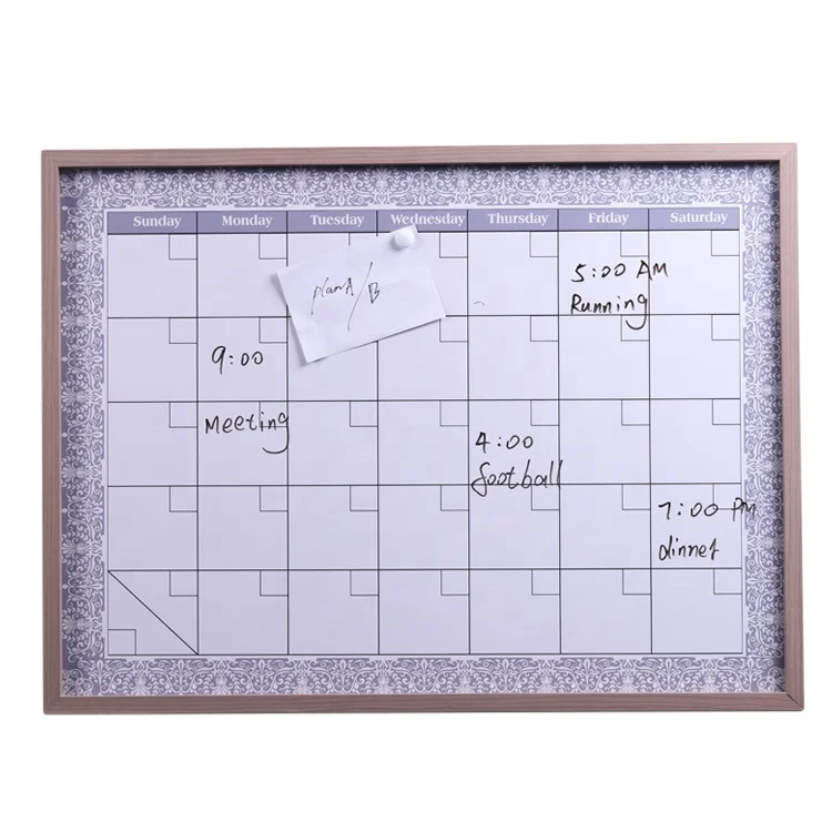 
Indoor Message Memo Bulletin White Board Interact Flexible Magnetic Calendar Display Whiteboard Maker 