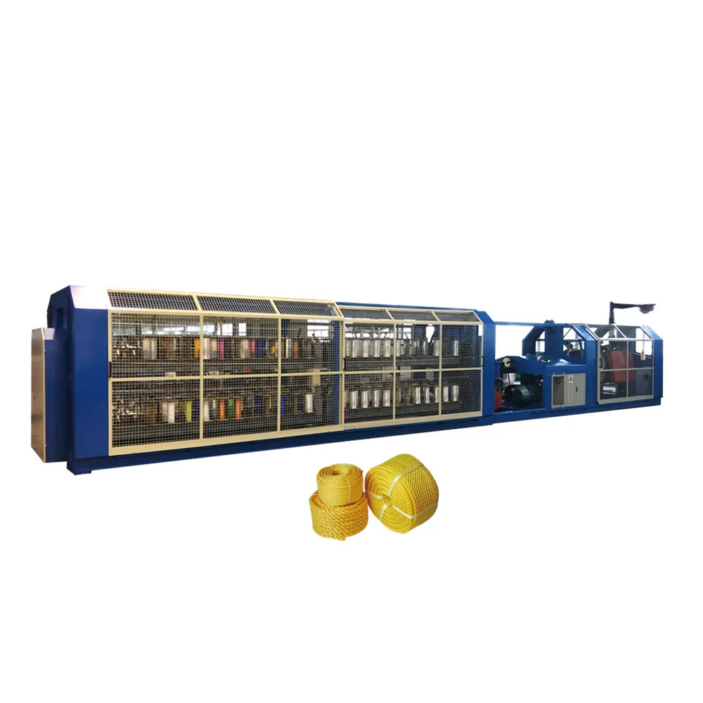 2022 new pp danline twist rope machine polypropylene raffia rope making machine
