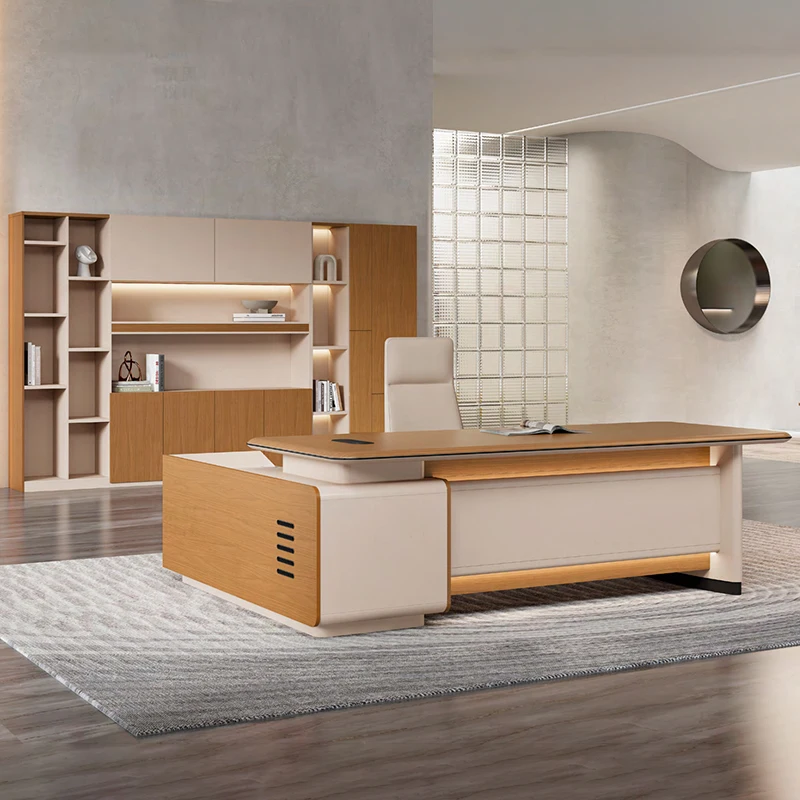 New Arrival Modern Office Furniture Executive Desk Luxury CEO Manager Office Presidential Office Executive Table