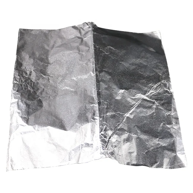 
disposable aluminum silver foil paper sheets 500sheets 