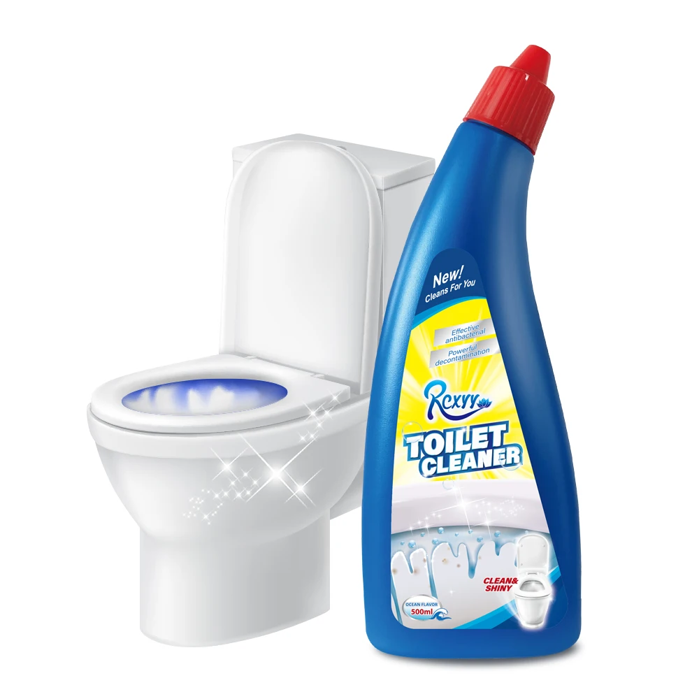 factory wholesale eco friendly liquid 500ml toilet cleaner detergent for household