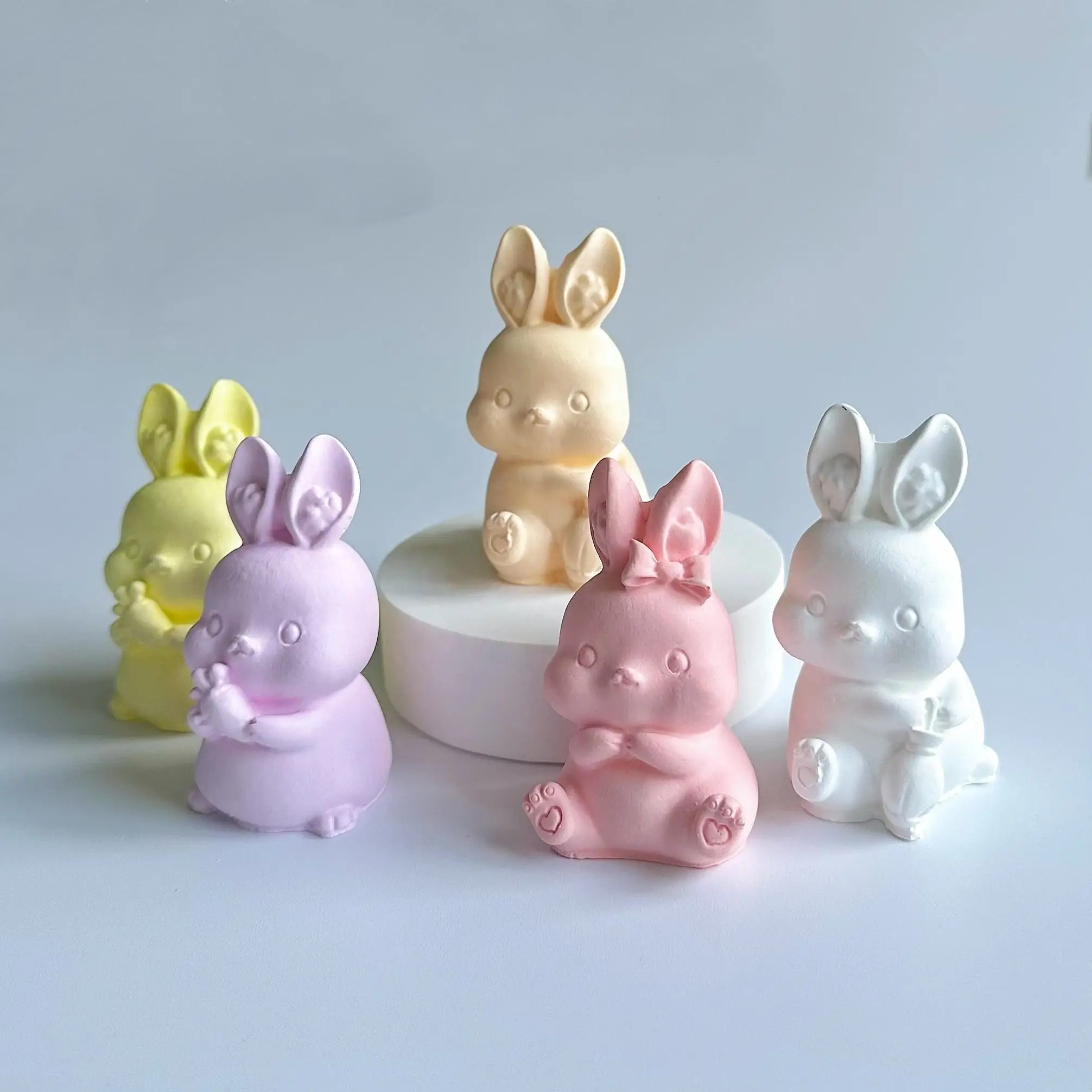 Customized Animal Rabbit Aromatherapy Home Decoration Ceramic Essential Oil Aroma Diffuser Stone Gift Set For Air Freshener
