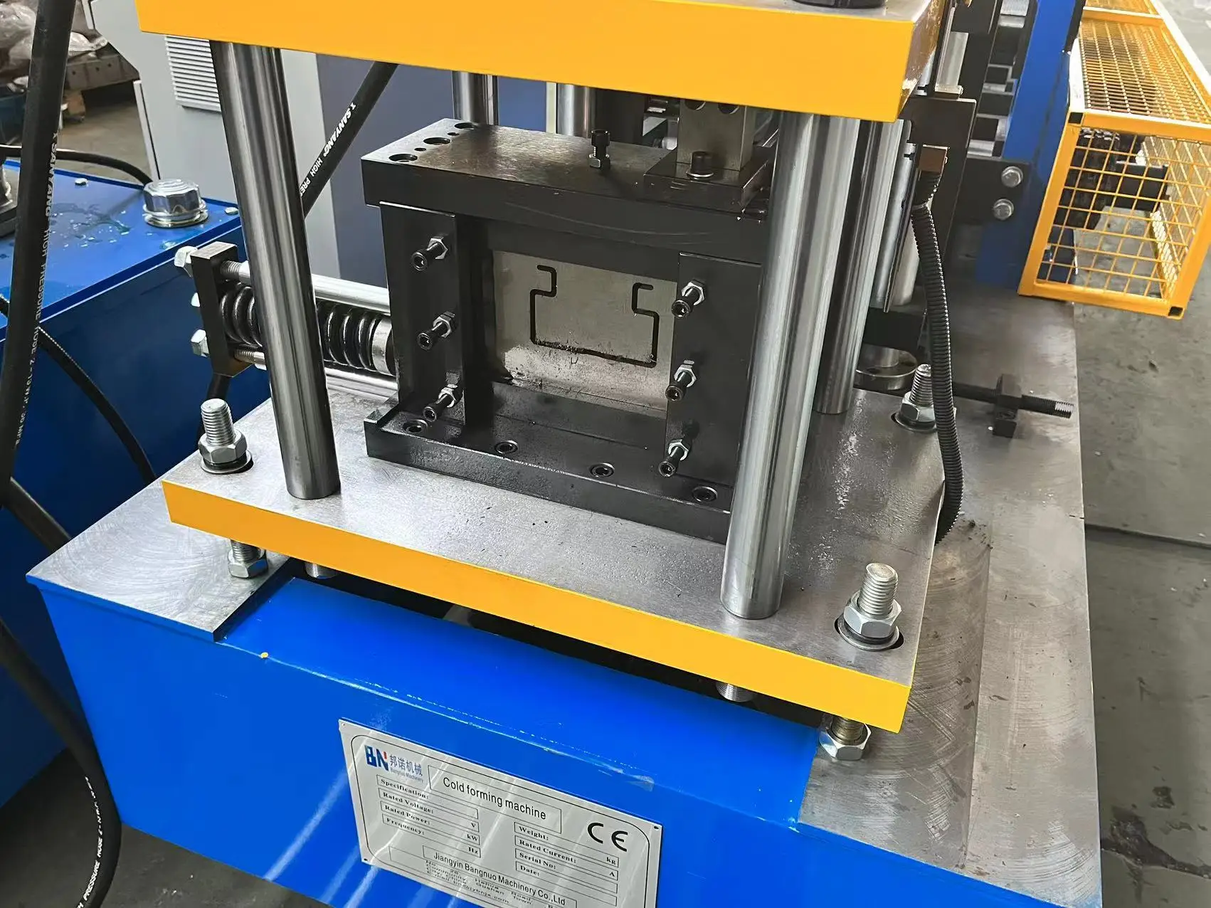 Rack Production Line Shelving Upright Column Roll Forming Machine