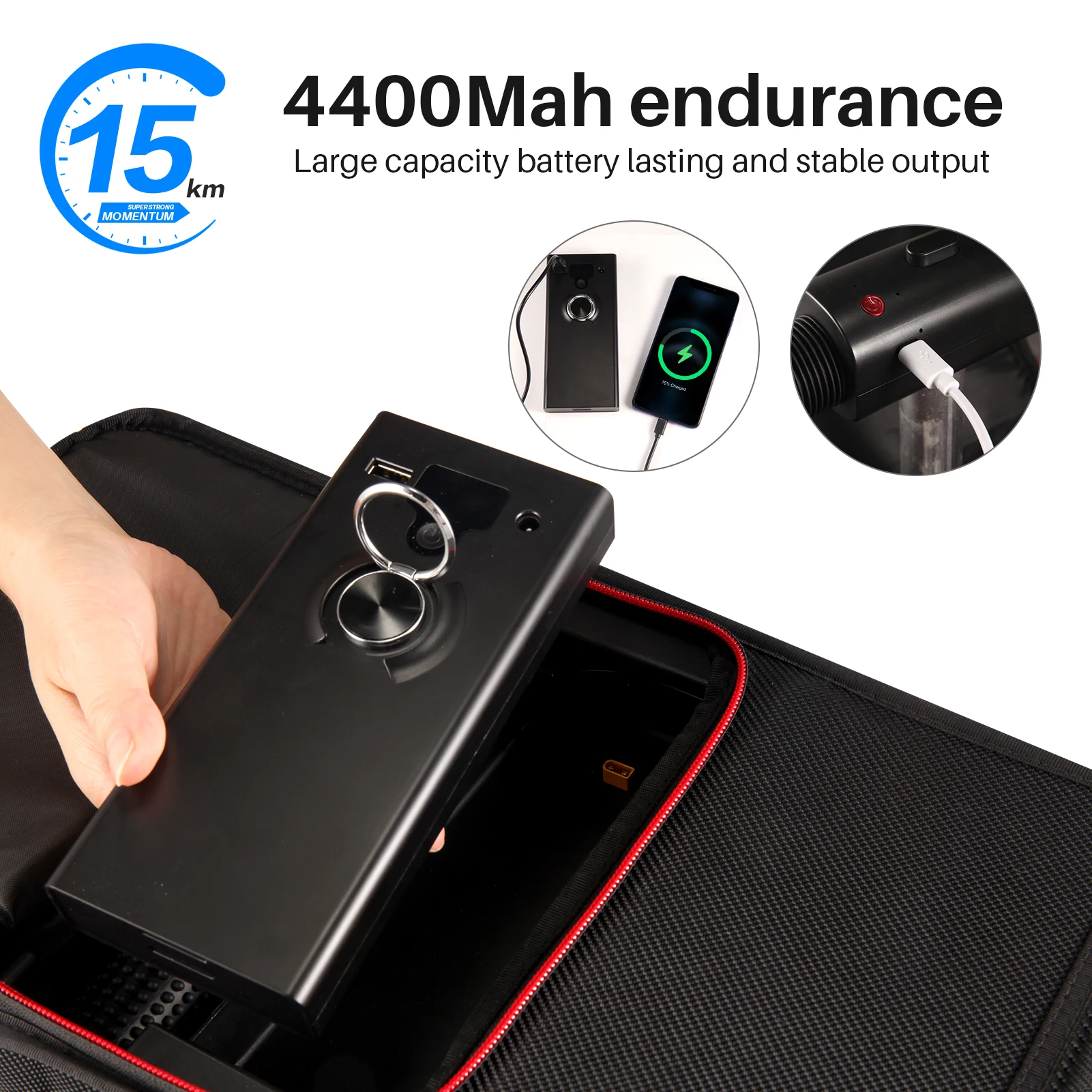 High quality electrical luggage Smart Cycling luggage airline approved carry on riding suitcases travel removable battery