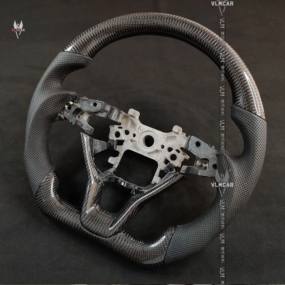 Private custom gloss carbon fiber car steering wheel for Honda Accord /Available for all car models