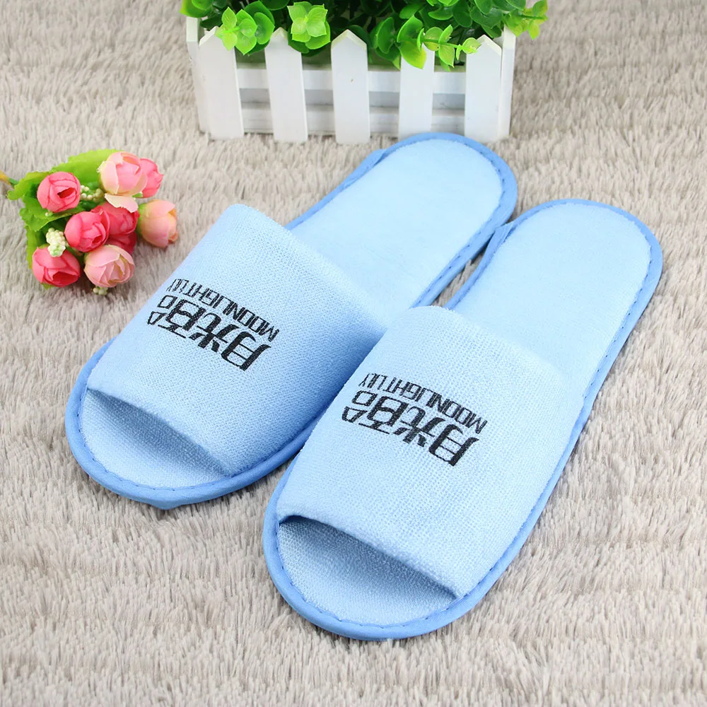 
Factory selling disposable open toe slipper for spa and hotel 