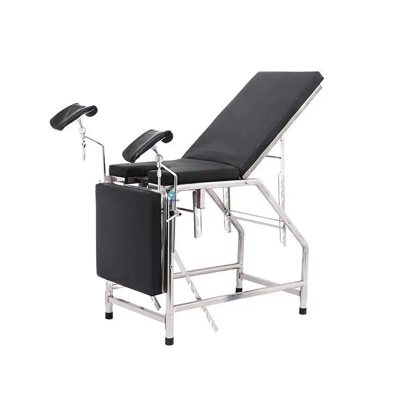 GE-4 Hot mobile, separable, adjustable multi-functional stainless steel maternity bed obstetric gynecological examination table
