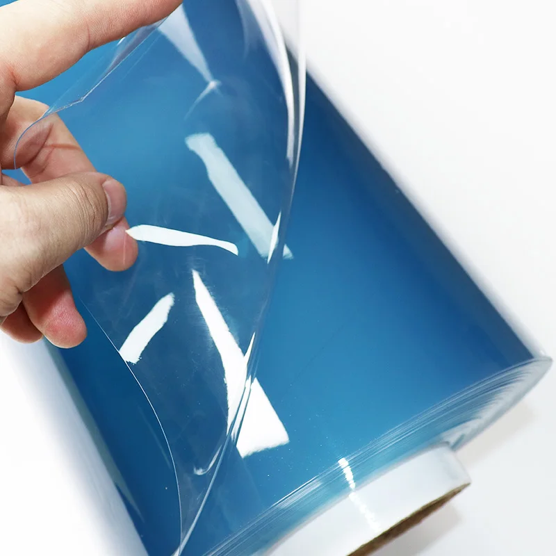 Soft Film Plastic Roll Transparent Crystal China Shenzhen Manufacturing Factory PVC Laminated 0.05mm-5.00mm Stretch Film
