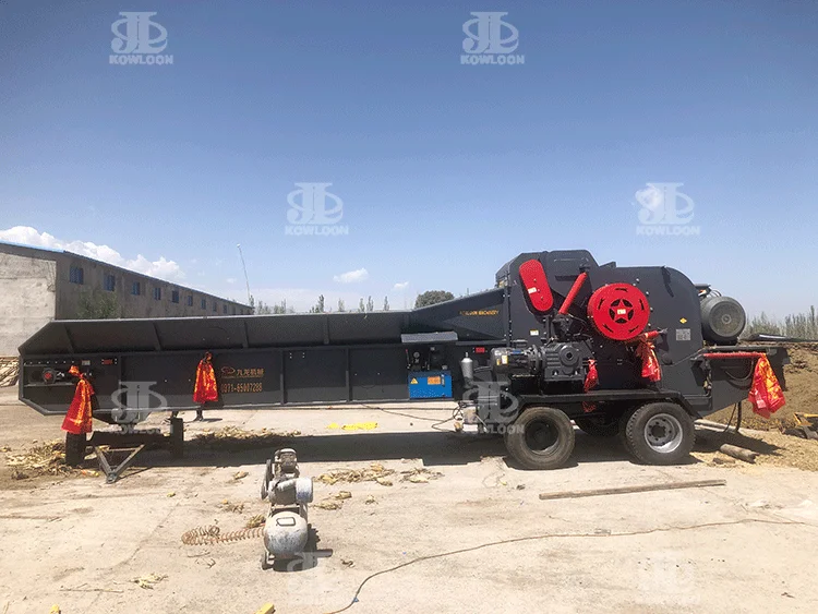 New Type Larger Feeding Port Tree Branch Corn Stalk Chopper Machine