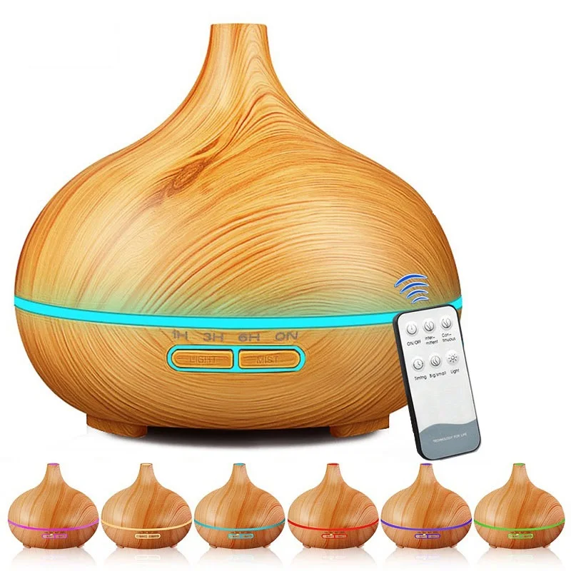 
Low Price Wood Grain Household Colorful Luminous Diffuser Usb Car Air Humidifier 