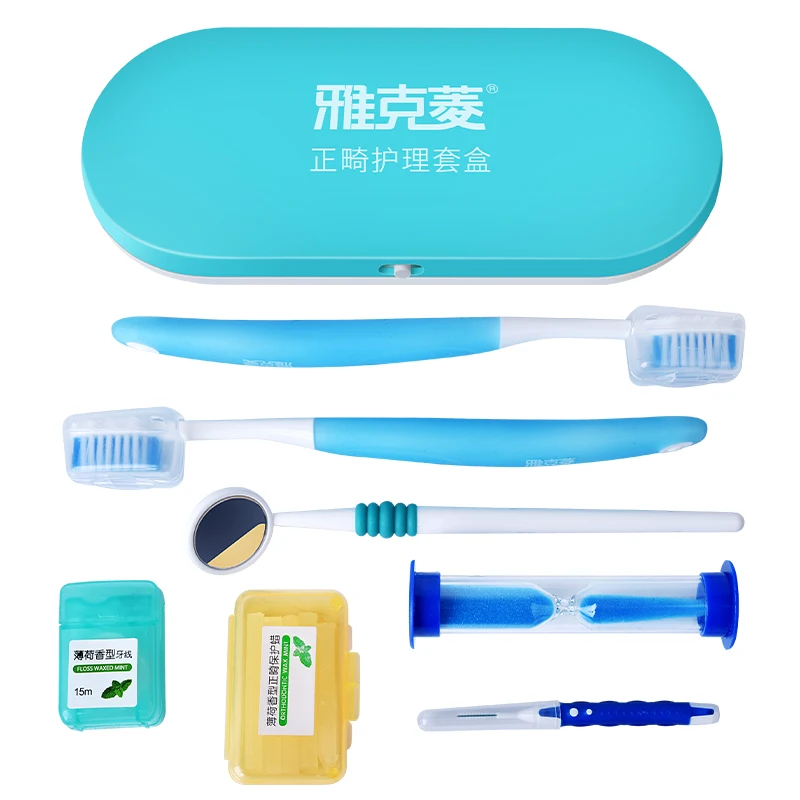 Dental Oral Care Travel Clean Kit Dental Orthodontics Care Kit Dental Hygiene Kit