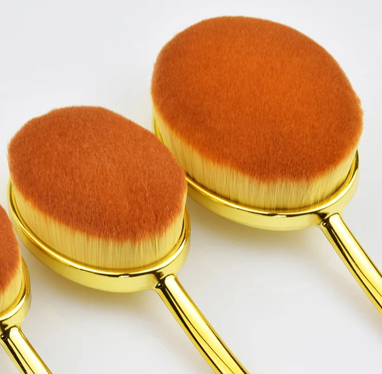 professional beauty tool 10pcs high quality makeup brush set private label toothbrush shape brushes