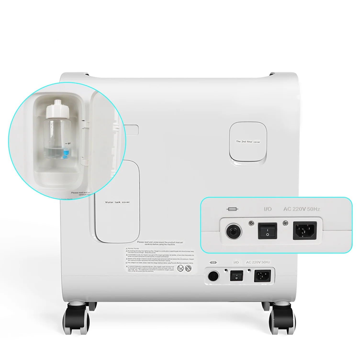 New Arrival 5 Liter Oxygen Concentrator Double Flow 10L Oxigen Concentrador