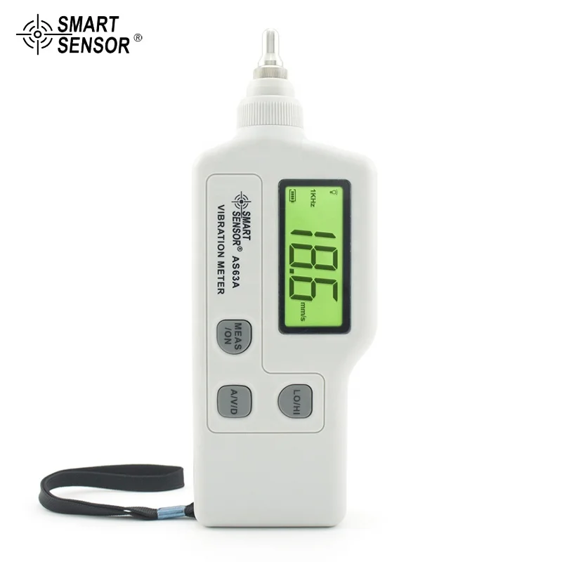 Умный датчик AS63A портативный цифровой измеритель вибрации высокоточный ручной вибратор анализатор тяжести измерительный прибор