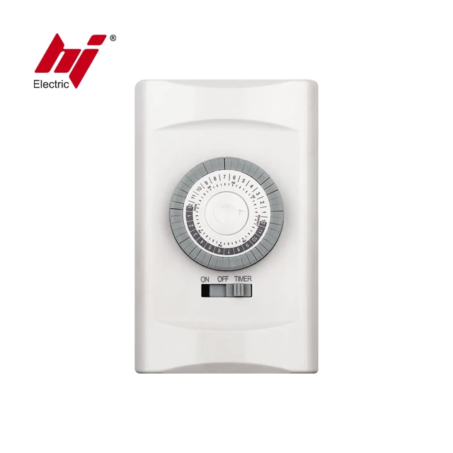 UL Listed 24 H Mechanical In Wall Timer Switch 125V AC 60Hz