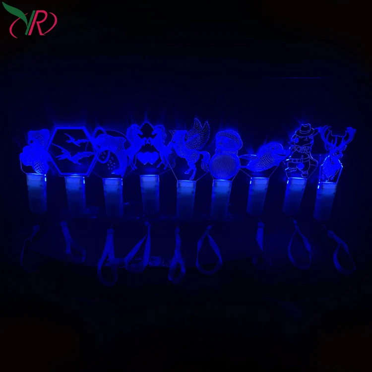 Super Bright Concert Fashion Show Light Stick Party Festivals Big Star Heart Shape Led Stick Led Stick Movement Detector
