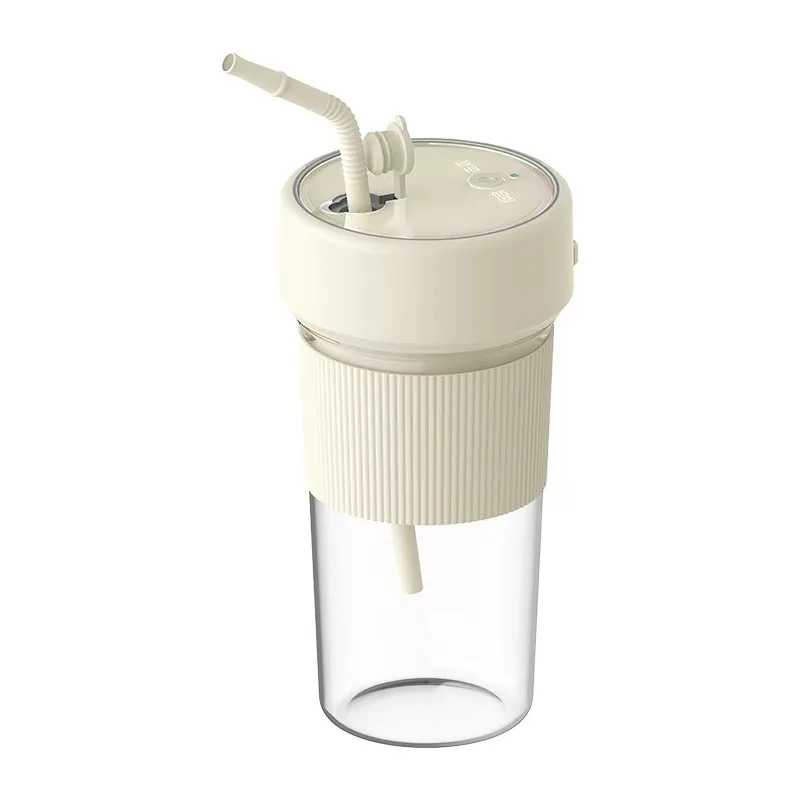 350ML Wireless Rechargeable USB Juicer Cup Fruit Mixer Smoothie Juicer Blender With Straw Portable Blender