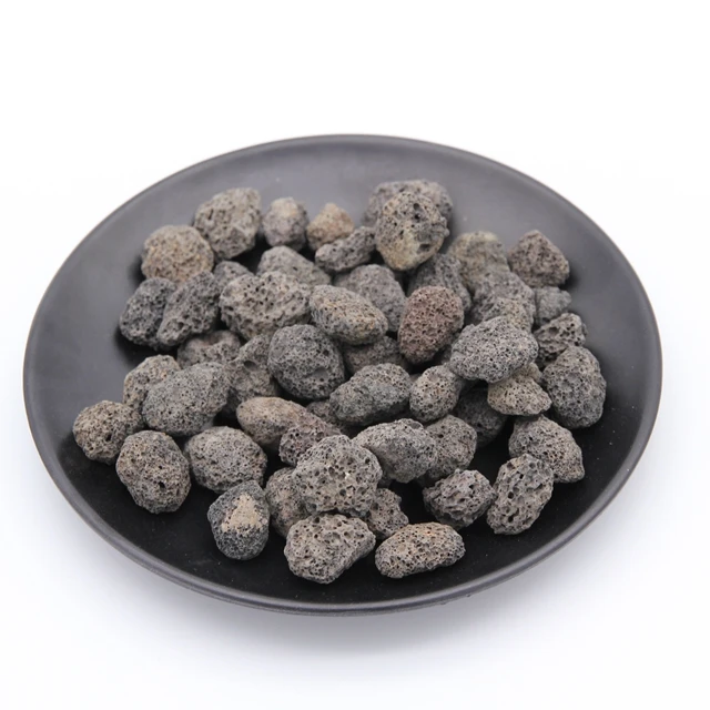 Factory price volcanic stone for Filter media natural volcanic stone aquarium lava rock hot sale 2025