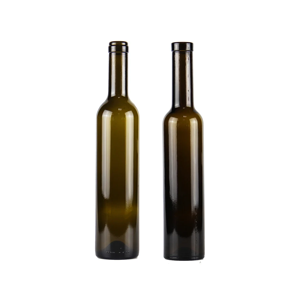 Wholesale Customized Gin Brandy Soda Wine Glass Bottles Clear Cork Spirits Glass Whiskey Bottle