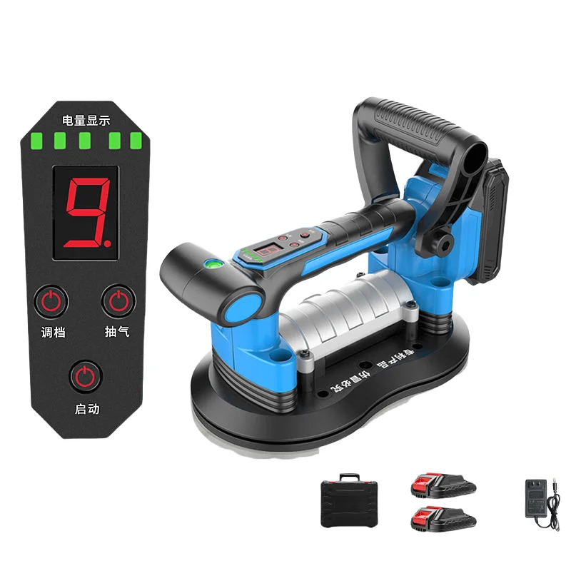 Industrial Strength Tile Vibrator Machine Powerful Electric Handheld with Suction Cup 220V Battery Operated for DIY Tile Laying