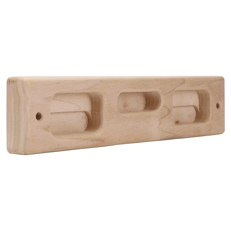 Низкая цена крытый скалолазание повесить палец силы тренировки бука деревянная доска