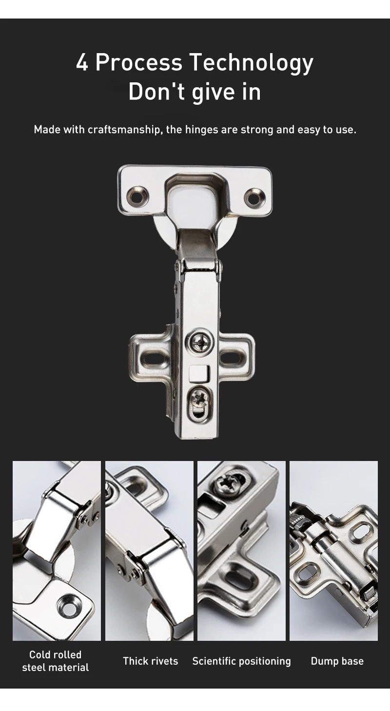 Customizable Size Kitchen Automatic Hinge Cabinets Adjustable Removable Soft Close Cabinet Furniture Hinges