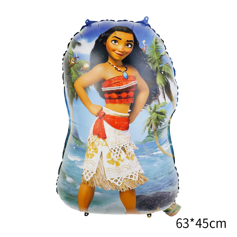 18 дюймовый круглый Moana Ocean Romance воздушные шары из фольги для праздничного платья девочек платье принцессы вечеринок