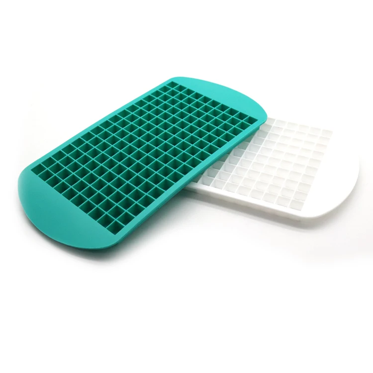 Factory Provide Homemade Small Cube 160 Grids Small Mini Tiny Silicone Ice Cube Trays For Bar