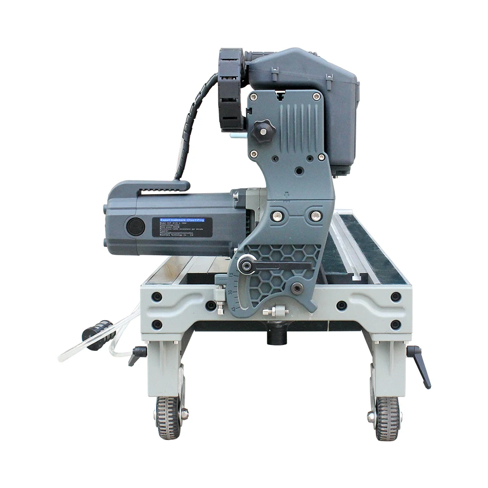 Raizi Electric Self Propelled 45 Degree Angle Cutter Chamfer Machine For Large Format Porcelain Ceramic Tile Granite Marble