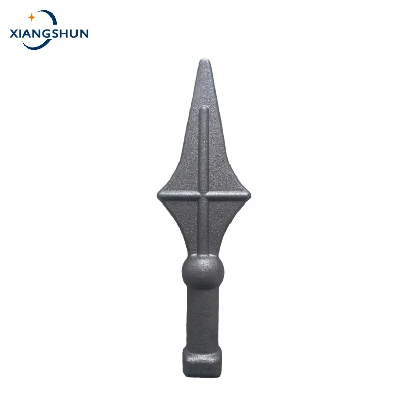 Factory supply Wrought Iron Spear Arrow Forged Fence Tops