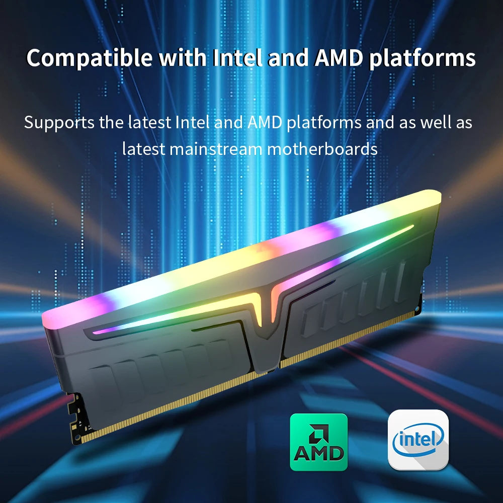 PUSKILL Original Manufacturer DDR4 RGB Memory 8GB 16GB  3200Mhz  3600Mhz RGB Memory ram