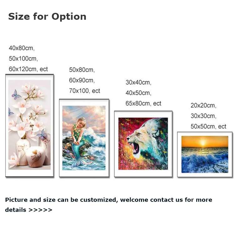Custom Diy 5D Paintings and Wall Arts Diamond Cross Stitch Full Drills Rose Diamond Bead Art for Home Decor