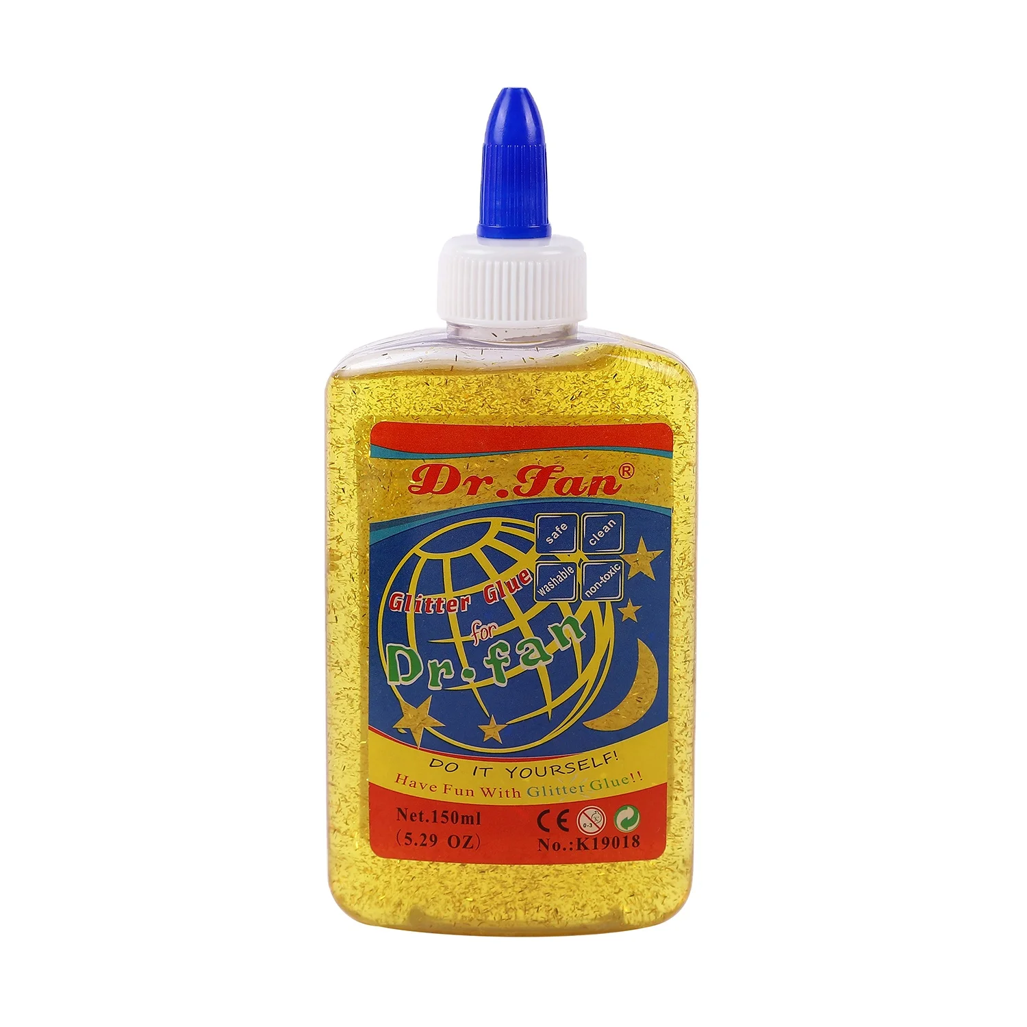 
Wholesale drfan150ml PVA Glitter Glue for making slime set kit 