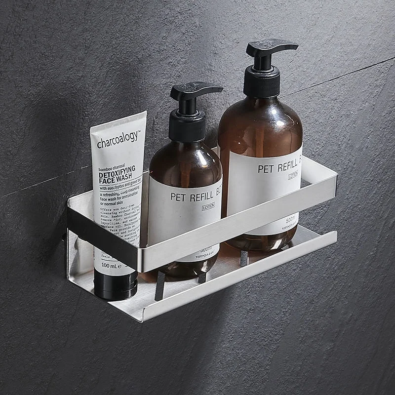 4 Tier Adjustable Telescopic Shelf Bathroom Organiser Corner Rack Shower Shelf Caddy Holder Aluminum Casing