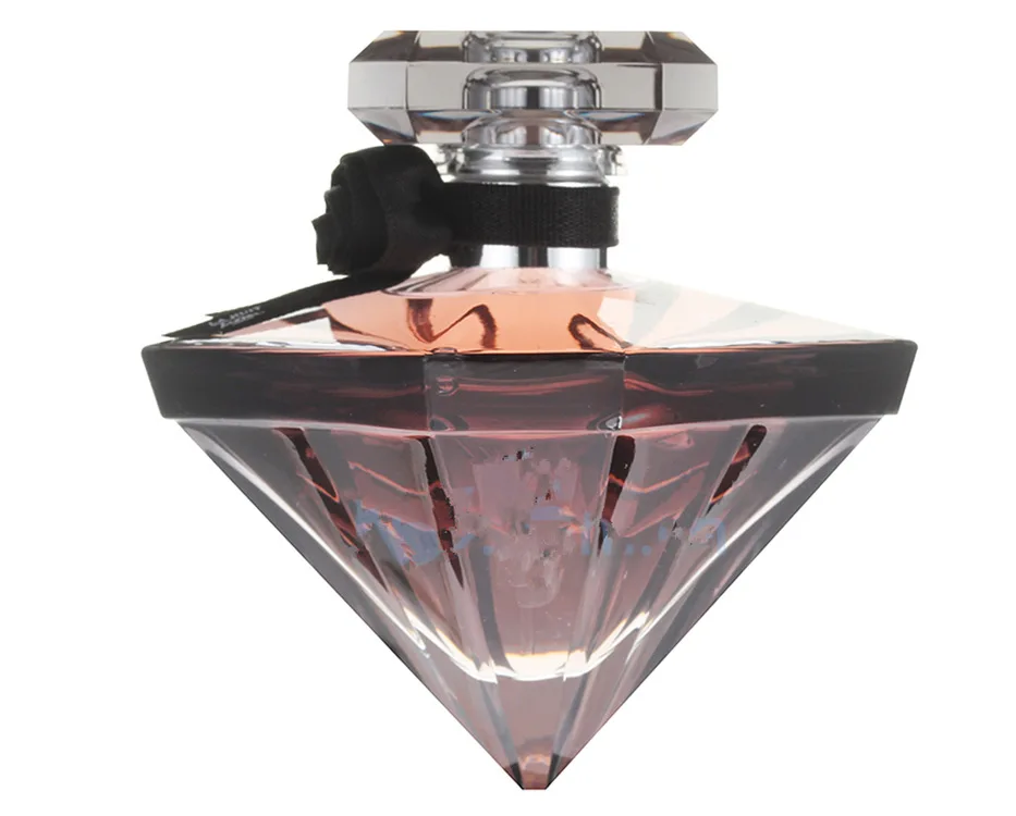 Factory direct sale bottle 100ml perfume lancomee knot cone glass