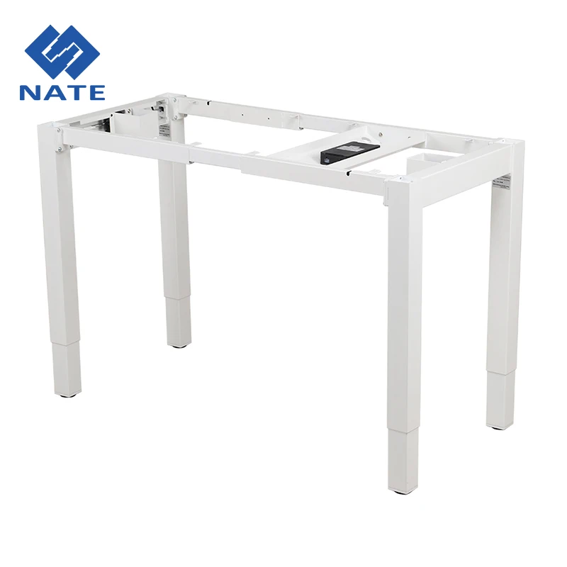 Commercial Office Meeting Conference Table Electric Height Adjustable Desk Dual Motor Adjustable Standing Computer Desk Frame