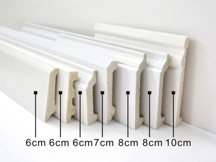 Easy to Install Floor Accessories Customized Plastic Wall Skirting Baseboard Chengxiang New Arrival Decorative Waterproof Modern