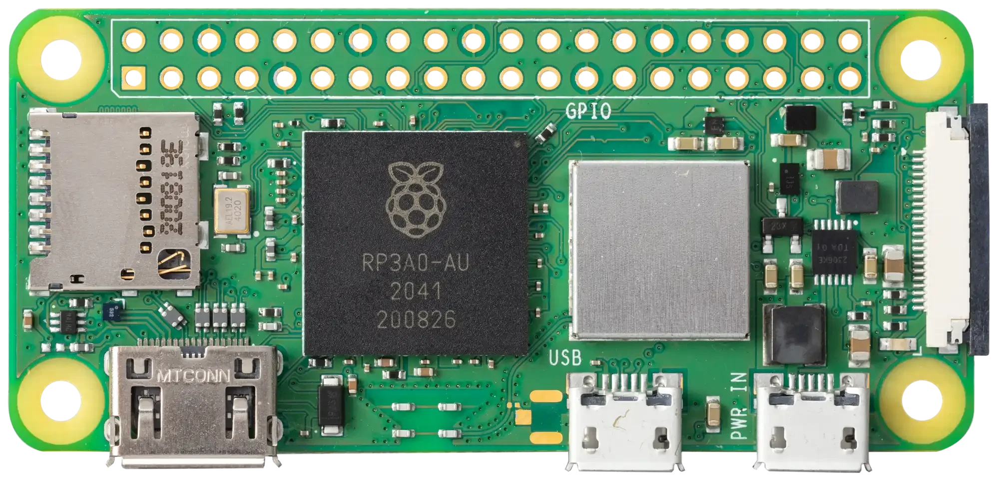 Raspberry Pi Zero 2W With RP3A0 A Quad 64-bit ARM Processor 1GHz 512MB of SDRAM Wireless LAN RPI0 2W