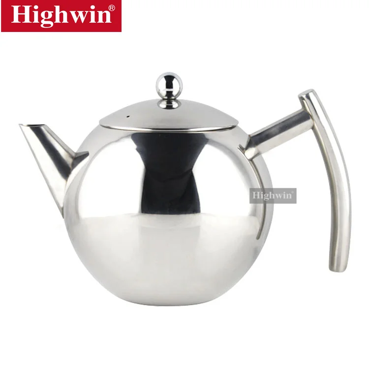 Wholesale Factory 1000ml Stainless Steel Infuser Tea Pot
