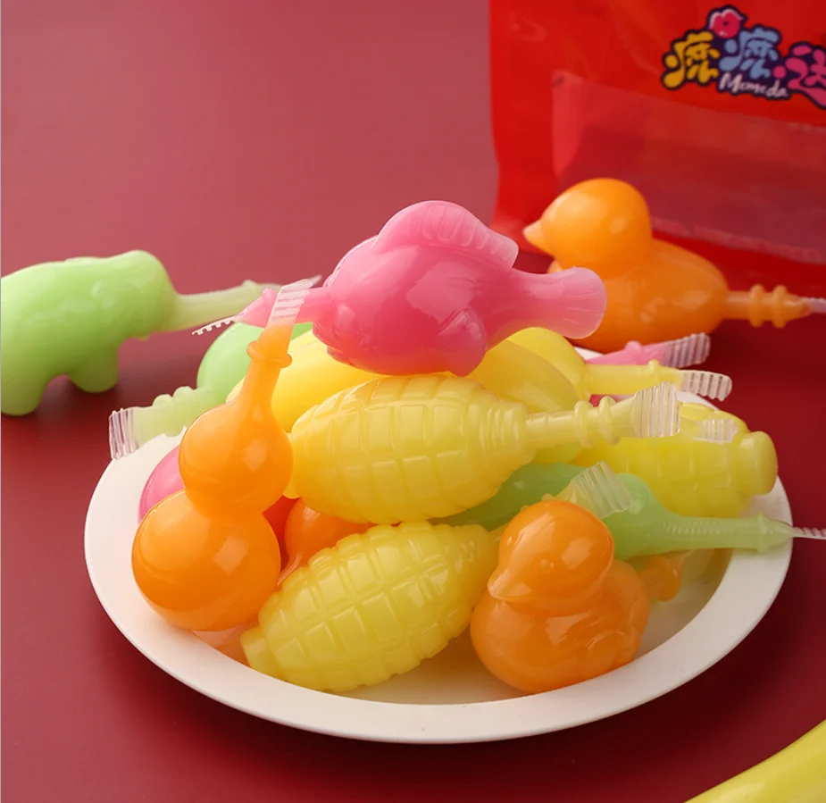R Factory Supplier Juice Fruity Snacks Chinese Colorful Fruit Jelly