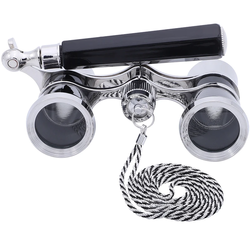 Bespoke Antique Luxury Ladies Gift Telescope Foldable Theater 3*25 Folding 0pera Glasses Binoculars
