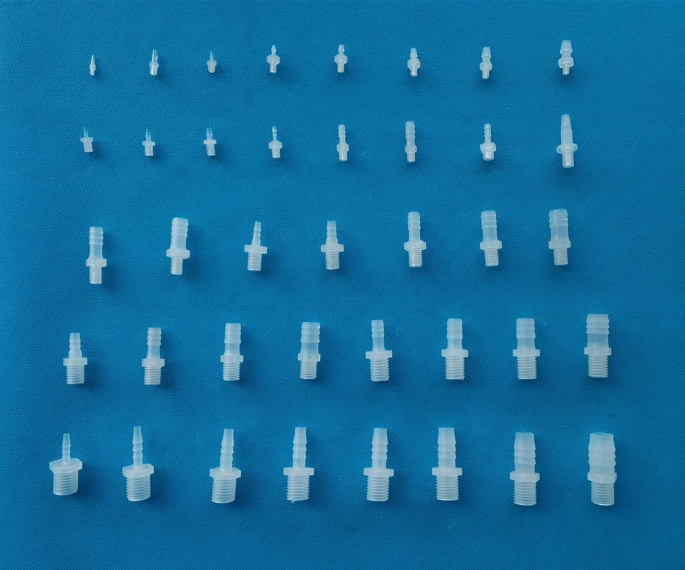 Plastic Straight threaded tubing barb fitting adapter Coupler male thread barbed hose pipe connector