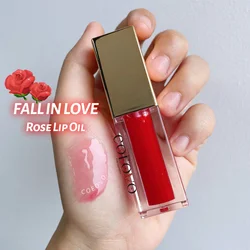 COEOVO Wholesale Custom Logo 8 Flavoring Comfort Vegan Fruit Lips Care Lip Grow Balm Oil Color Changing  Lip Oil