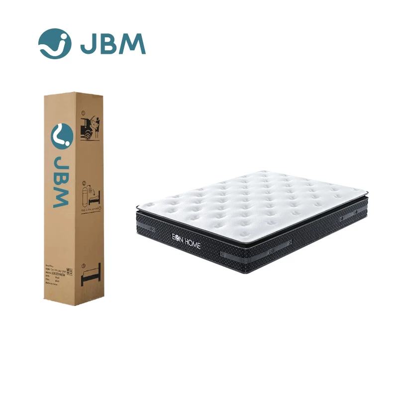 Euro Pillow Top Hotel Bed massage Mattress Memory Foam Pocket Spring Supply bedroom full size bed orthopedic Home Furniture
