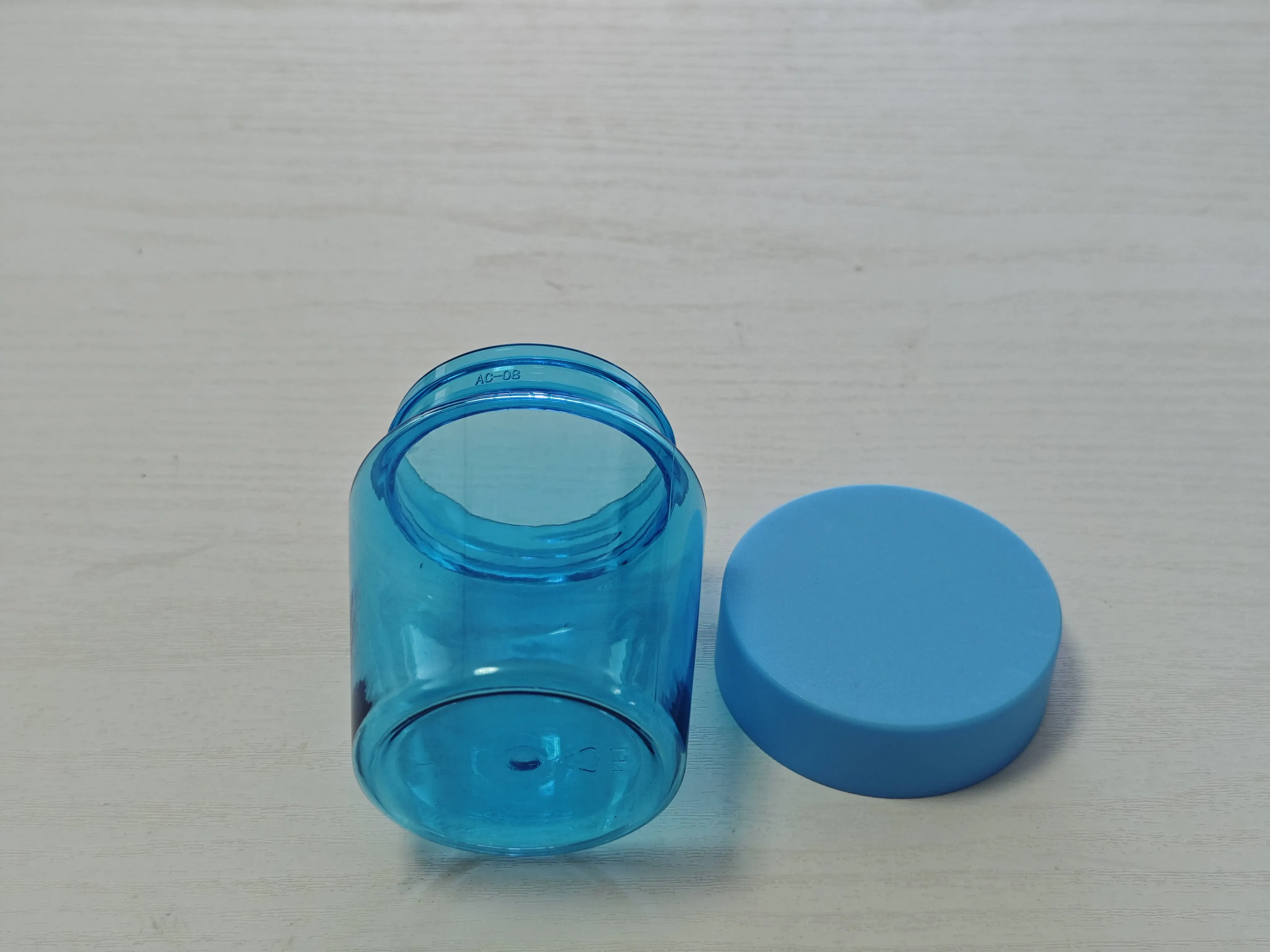 Best Sell 2OZ 3OZ Empty Clear PET Jar With Child Resistant Lid plastic food grade packaging container with lid medicine bottles