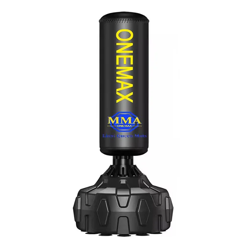 MMA ONEMAX Sparring Free Standing Sand Bag 175cm PU Leather Heavy Duty Sturdy For Kick Boxing Muay Thai Training