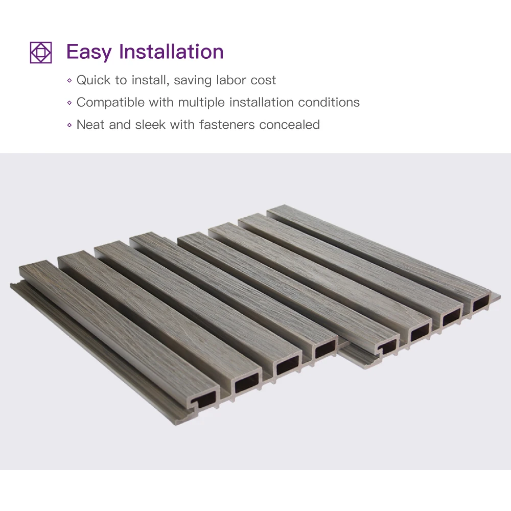 Coowin waterproof exterior interior oem china wholesale wood composite wall cladding