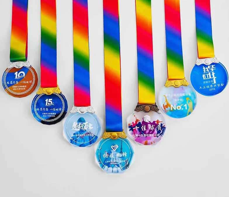Medal Manufacturers Wholesale Sport Cup Souvenir Glass Crystal Custom Design medal crystal k9 crystal awards medals