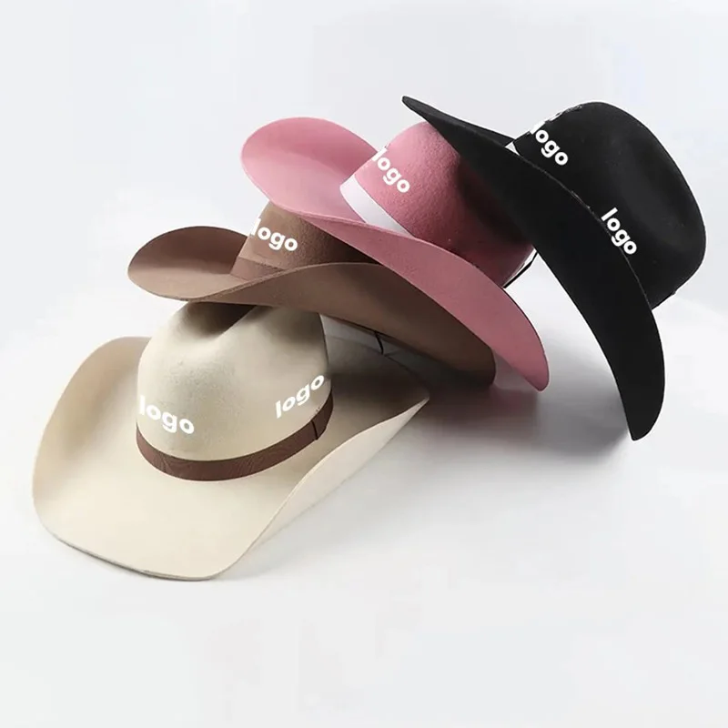 Unisex Luxury Wool Western Bands Keychain Custom Logo Texas Ranger Belt Buckle Cowboy Fedora Hats Party Appropriate Buy